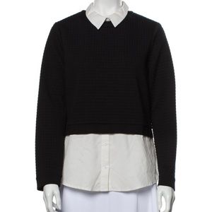 Alice & Olivia long sleeve button up top
